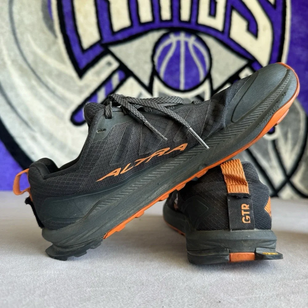 Size 8.5 - Altra Lone Peak 9 GTR BLACK AL0A85RG013 VIBRAM Mens Shoes